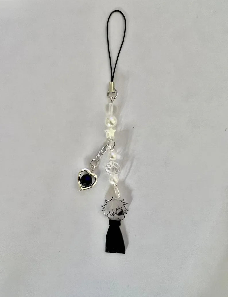 Gojo + Geto matching JJK phone charm accessory