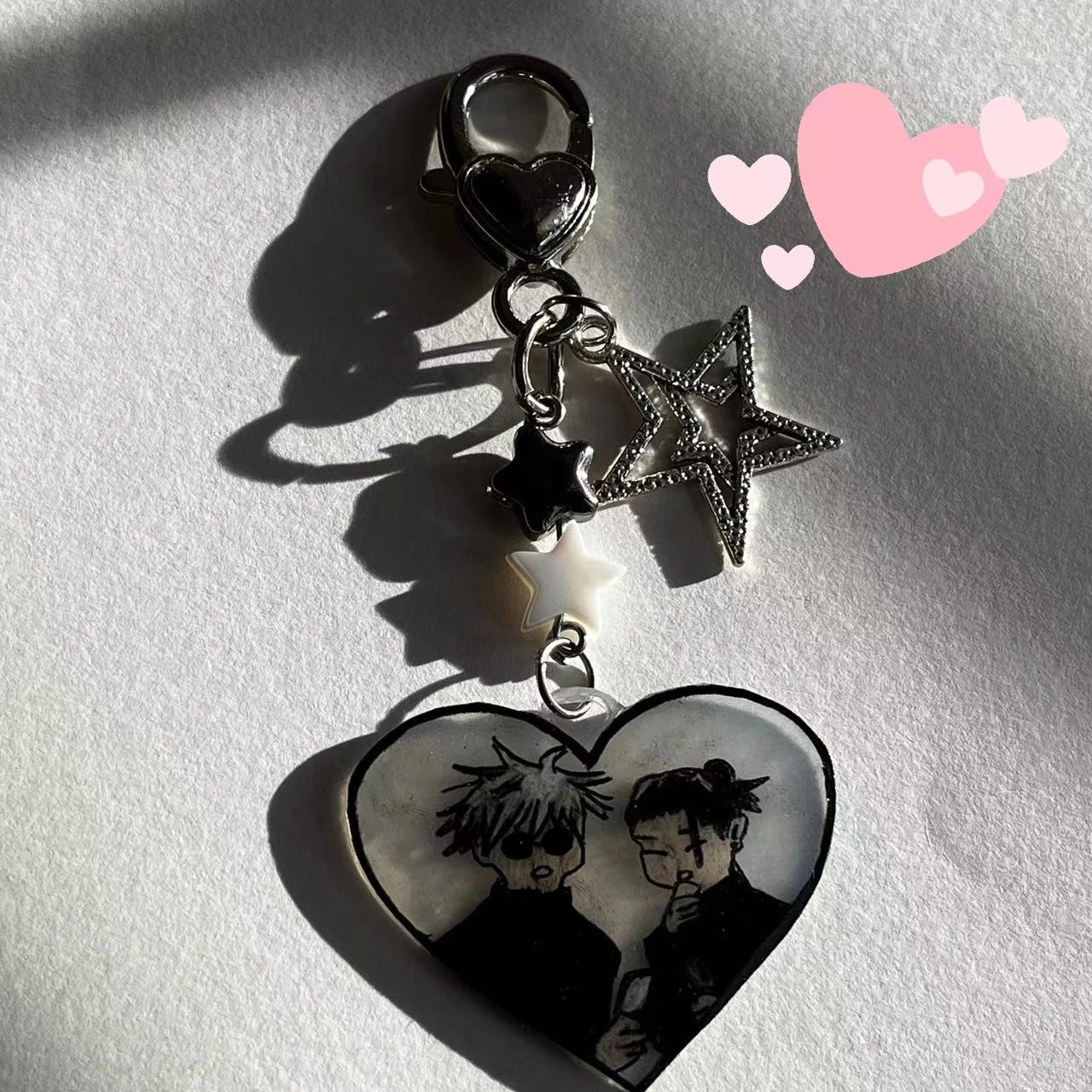 Gojo + Geto Cute Ship Keychains